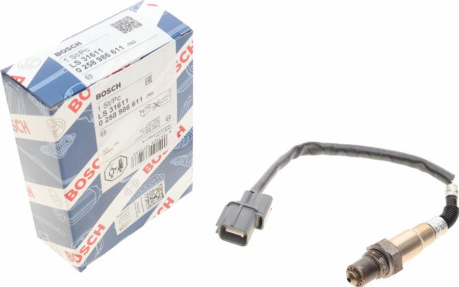 BOSCH 0 258 986 611 - Sonda lambda autozon.pro