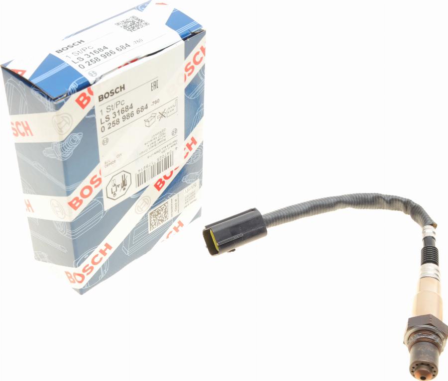 BOSCH 0 258 986 684 - Sonda lambda autozon.pro