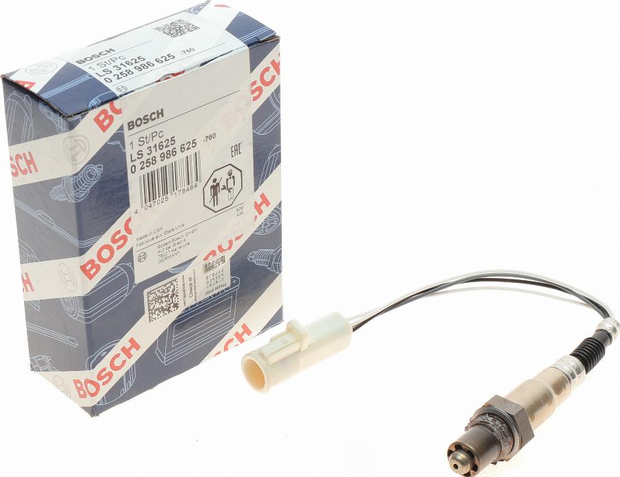 BOSCH 0 258 986 625 - Sonda lambda autozon.pro