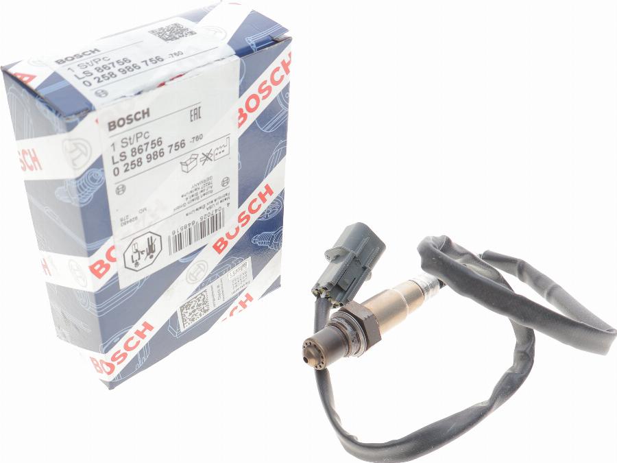 BOSCH 0 258 986 756 - Sonda lambda autozon.pro