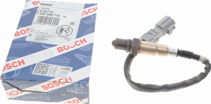 BOSCH 0 258 986 716 - Sonda lambda autozon.pro