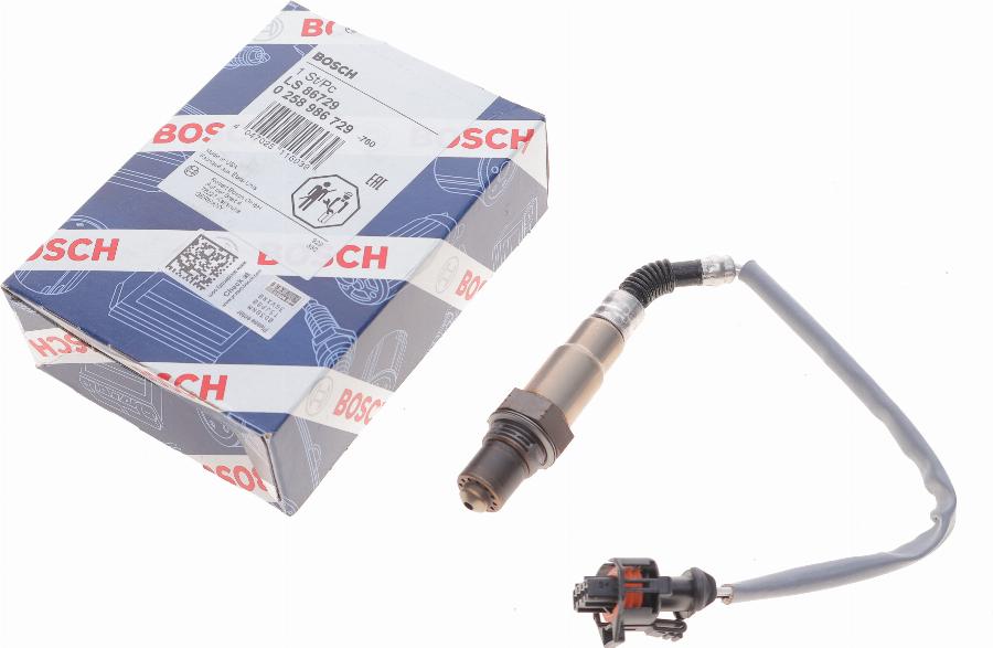 BOSCH 0 258 986 729 - Sonda lambda autozon.pro