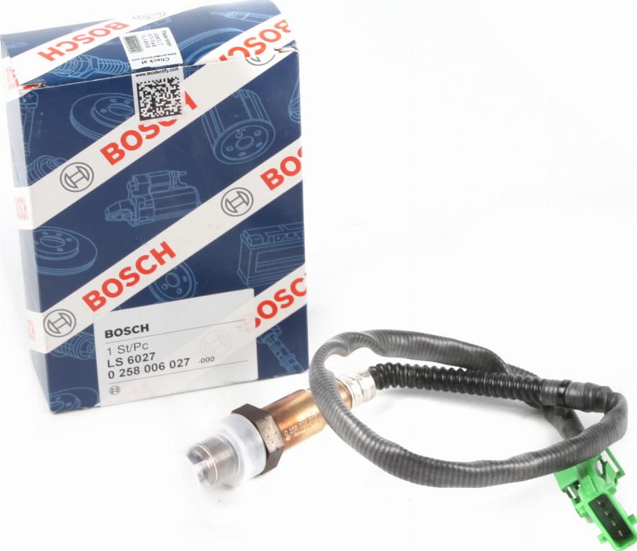 BOSCH 0 258 006 027 - Sonda lambda autozon.pro