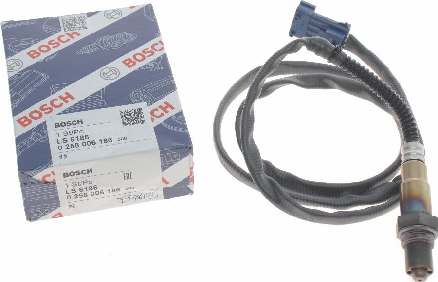 BOSCH 0 258 006 186 - Sonda lambda autozon.pro