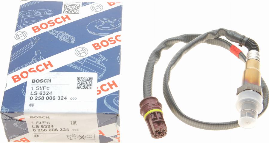 BOSCH 0 258 006 324 - Sonda lambda autozon.pro