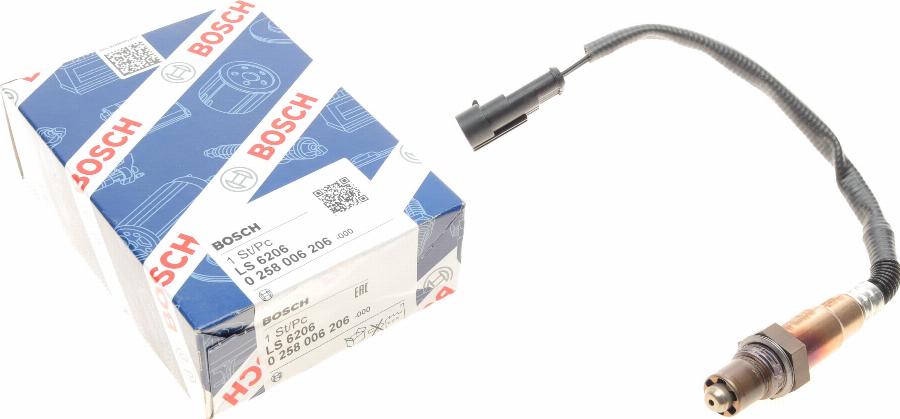 BOSCH 0 258 006 206 - Sonda lambda autozon.pro