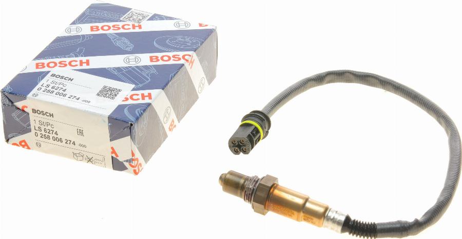 BOSCH 0 258 006 274 - Sonda lambda autozon.pro