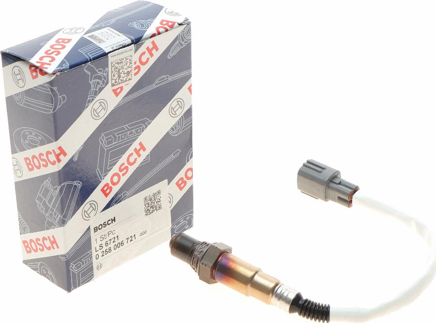 BOSCH 0 258 006 721 - Sonda lambda autozon.pro