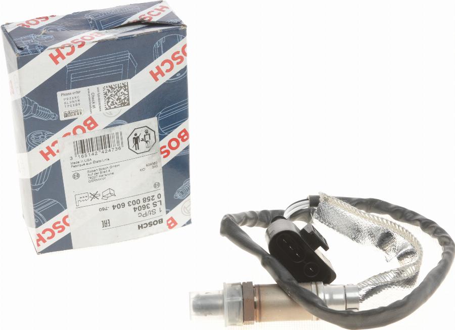 BOSCH 0 258 003 604 - Sonda lambda autozon.pro