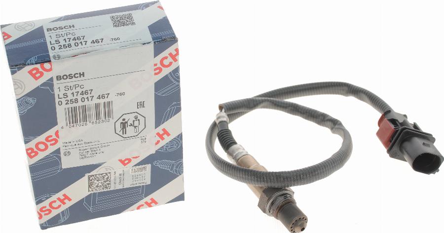 BOSCH 0 258 017 467 - Sonda lambda autozon.pro