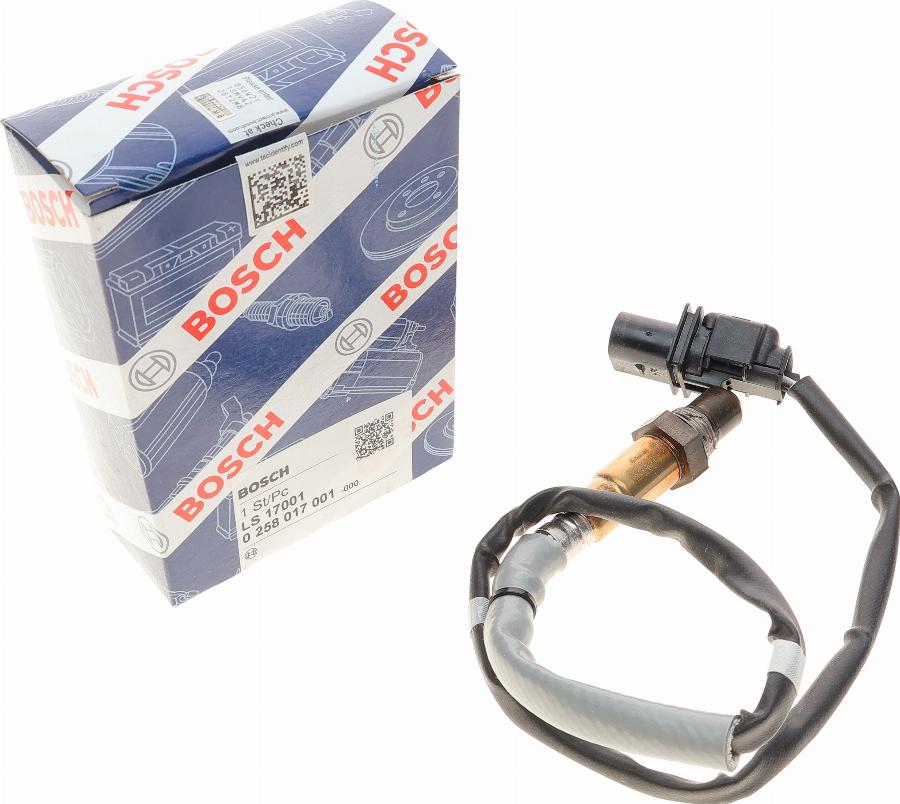 BOSCH 0 258 017 001 - Sonda lambda autozon.pro