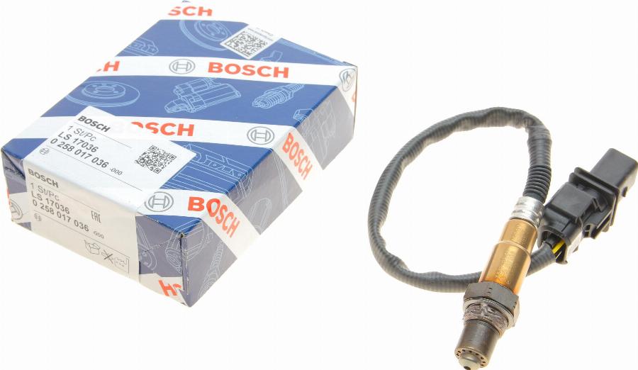 BOSCH 0 258 017 036 - Sonda lambda autozon.pro