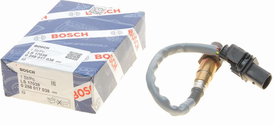 BOSCH 0 258 017 038 - Sonda lambda autozon.pro