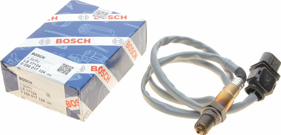 BOSCH 0 258 017 124 - Sonda lambda autozon.pro