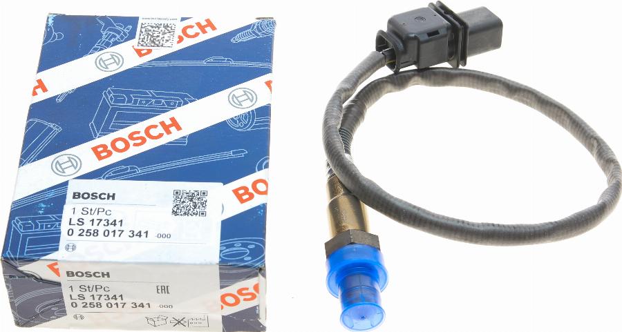 BOSCH 0 258 017 341 - Sonda lambda autozon.pro