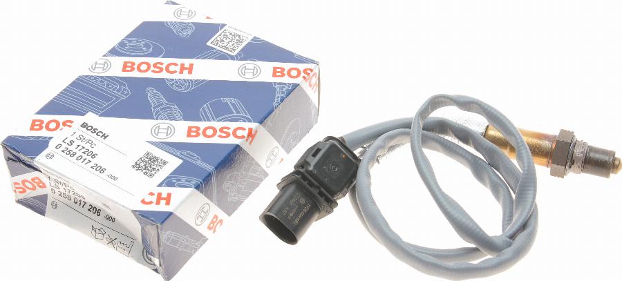 BOSCH 0 258 017 206 - Sonda lambda autozon.pro