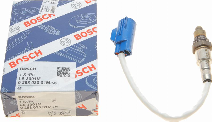 BOSCH 0 258 030 01M - Sonda lambda autozon.pro