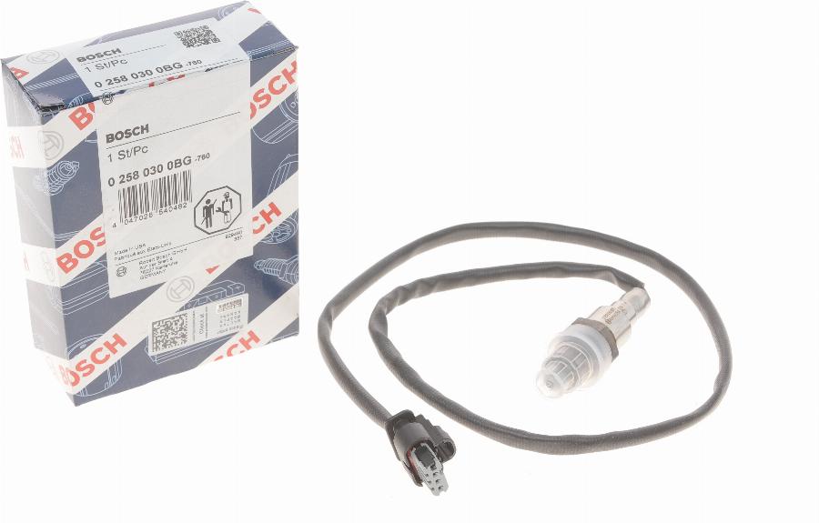 BOSCH 0 258 030 0BG - Sonda lambda autozon.pro