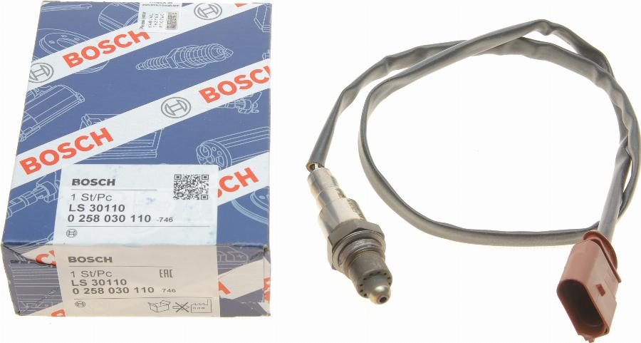 BOSCH 0 258 030 110 - Sonda lambda autozon.pro