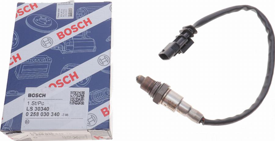 BOSCH 0 258 030 340 - Sonda lambda autozon.pro