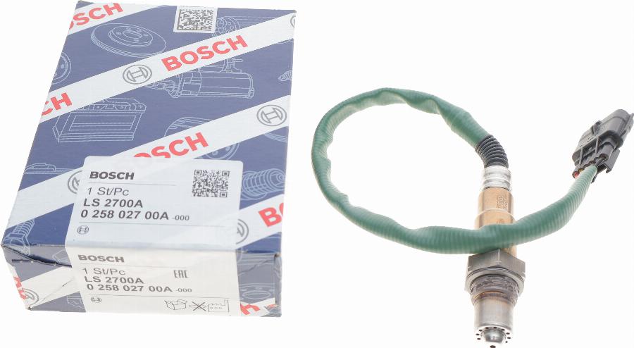 BOSCH 0 258 027 00A - Sonda lambda autozon.pro