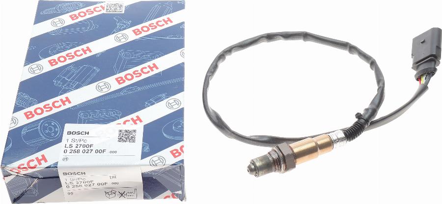 BOSCH 0 258 027 00F - Sonda lambda autozon.pro