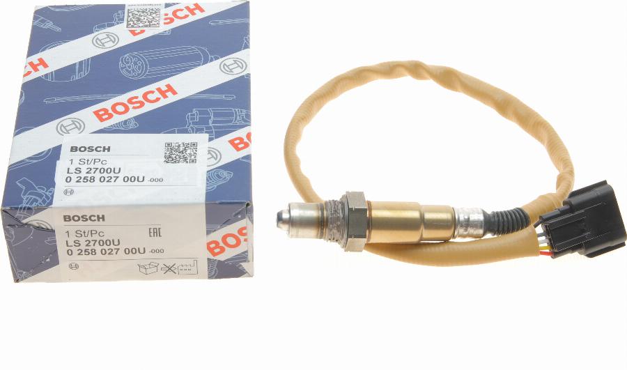 BOSCH 0 258 027 00U - Sonda lambda autozon.pro