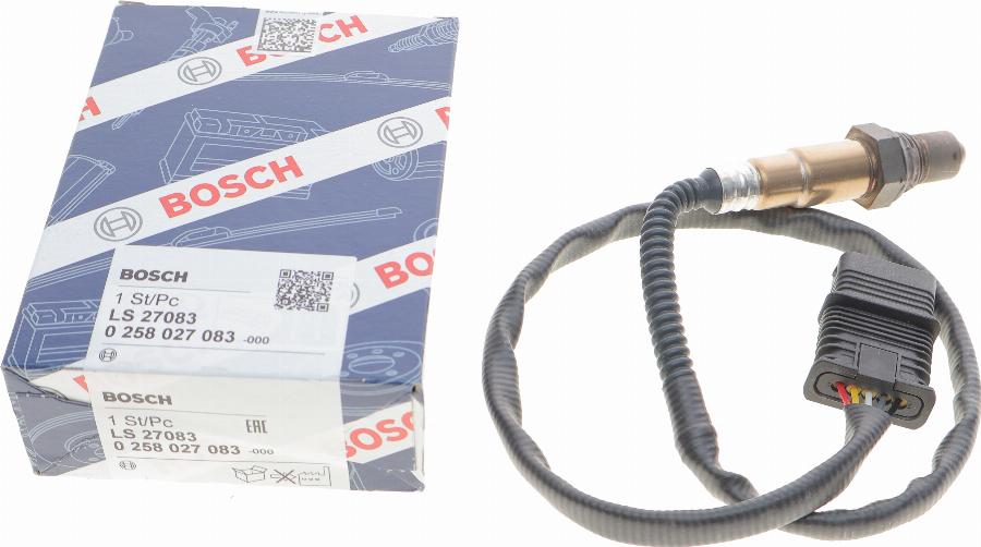 BOSCH 0 258 027 083 - Sonda lambda autozon.pro