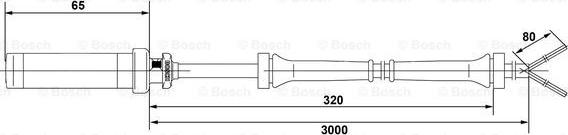 BOSCH 0 265 004 008 - Sensore, N° giri ruota autozon.pro