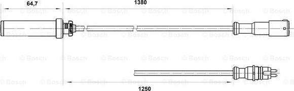 BOSCH 0 265 004 015 - Sensore, N° giri ruota autozon.pro