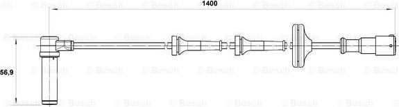 BOSCH 0 265 004 011 - Sensore, N° giri ruota autozon.pro