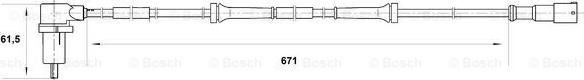 BOSCH 0 265 006 401 - Sensore, N° giri ruota autozon.pro