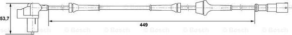 BOSCH 0 265 006 407 - Sensore, N° giri ruota autozon.pro