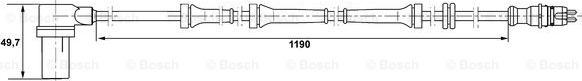 BOSCH 0 265 006 156 - Sensore, N° giri ruota autozon.pro