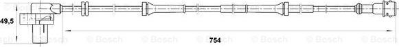 BOSCH 0 265 006 327 - Sensore, N° giri ruota autozon.pro