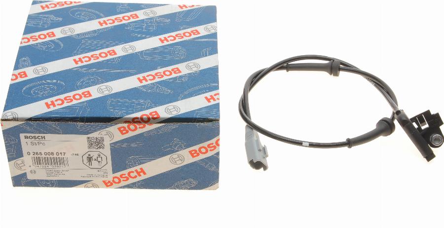 BOSCH 0 265 008 017 - Sensore, N° giri ruota autozon.pro