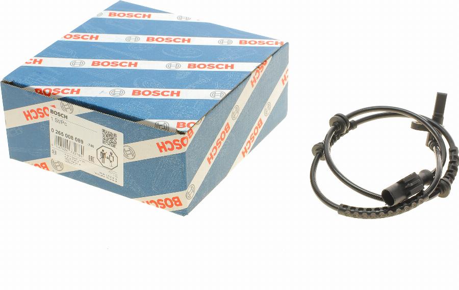 BOSCH 0 265 008 089 - Sensore, N° giri ruota autozon.pro