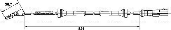 BOSCH 0 265 007 937 - Sensore, N° giri ruota autozon.pro