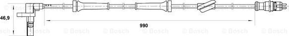 BOSCH 0 265 007 037 - Sensore, N° giri ruota autozon.pro