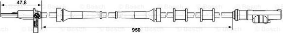 BOSCH 0 265 007 883 - Sensore, N° giri ruota autozon.pro