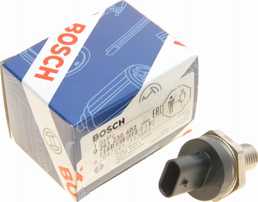 BOSCH 0 261 230 402 - Sensore, Temperatura / Pressione olio autozon.pro