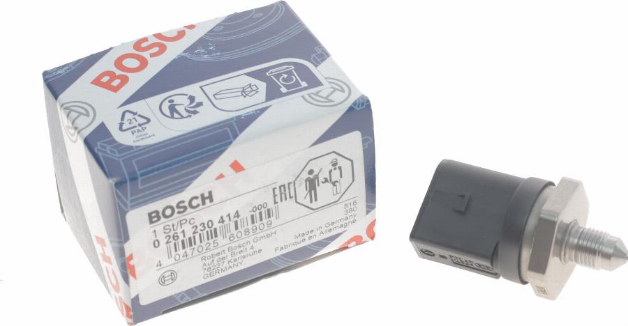 BOSCH 0 261 230 414 - Sensore, Pressione carburante autozon.pro