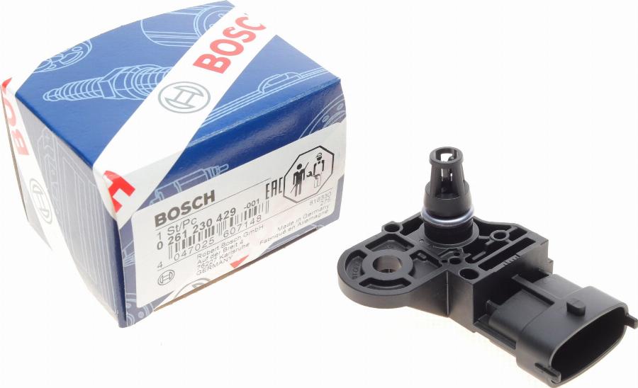 BOSCH 0 261 230 429 - Sensore, Pressione alimentazione autozon.pro