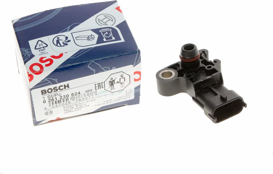 BOSCH 0 261 230 524 - Sensore, Pressione alimentazione autozon.pro