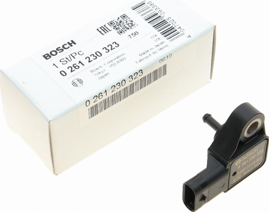 BOSCH 0 261 230 323 - Sensore, Pressione collettore d'aspirazione autozon.pro