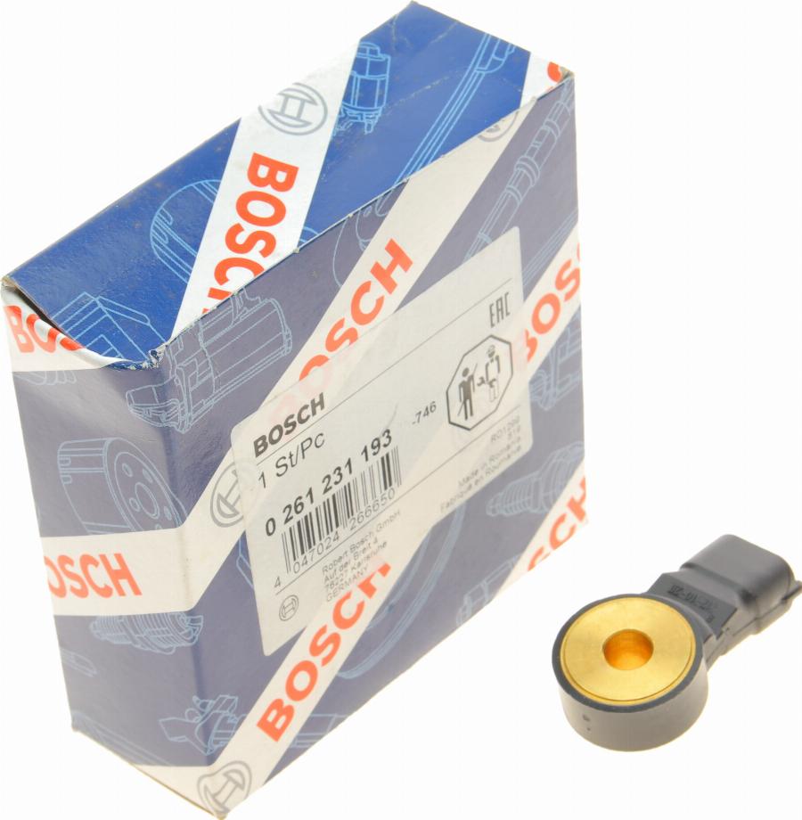 BOSCH 0 261 231 193 - Sensore di detonazione autozon.pro