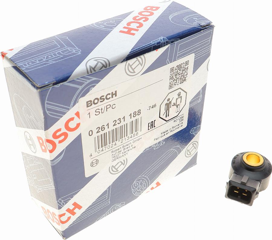 BOSCH 0 261 231 188 - Sensore di detonazione autozon.pro