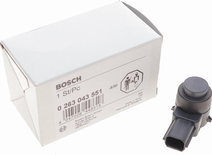 BOSCH 0 263 043 551 - Sensore, Assistenza parcheggio autozon.pro