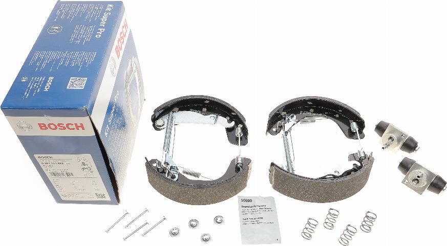 BOSCH 0 204 114 582 - Kit ganasce freno autozon.pro