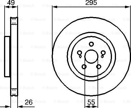 BOSCH 0 204 173 009 - Discofreno autozon.pro